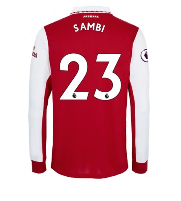 Arsenal Albert Sambi Lokonga #23 Hjemmedrakt 2022-23 Langermet